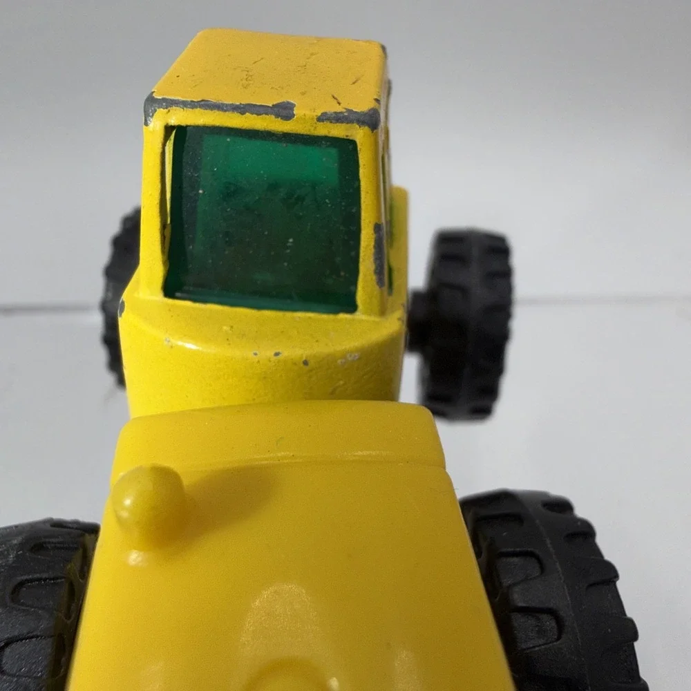 Tonka Tractor Construction Truck Vehicle 1992 Yellow Vintage 1:64 Diecast Used‎